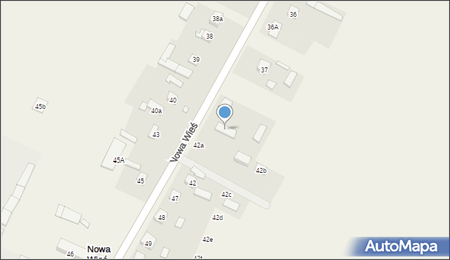 Nowa Wieś, Nowa Wieś, 41a, mapa Nowa Wieś