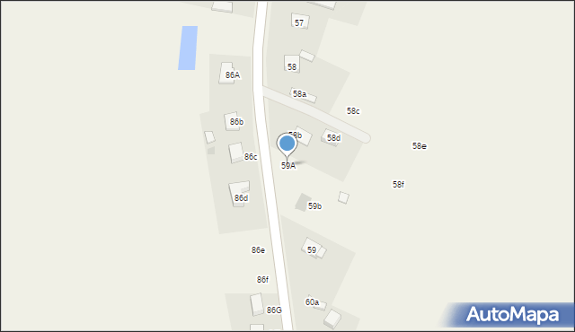 Nowa Wieś, Nowa Wieś, 59A, mapa Nowa Wieś