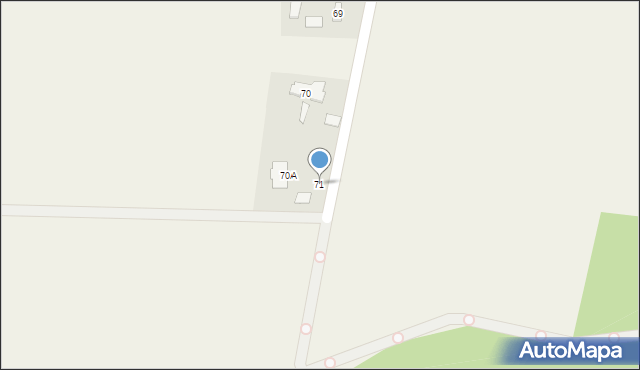 Nowa Wieś, Nowa Wieś, 71, mapa Nowa Wieś