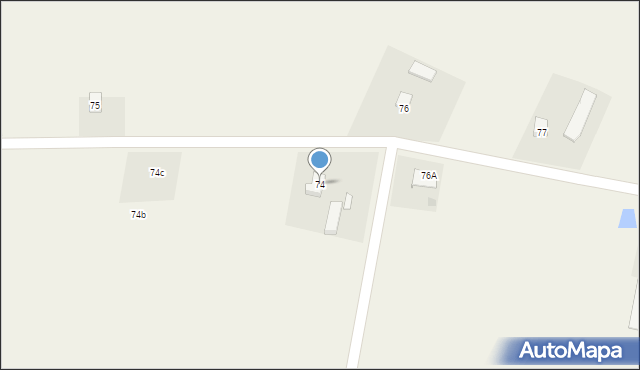 Nowa Wieś, Nowa Wieś, 74, mapa Nowa Wieś