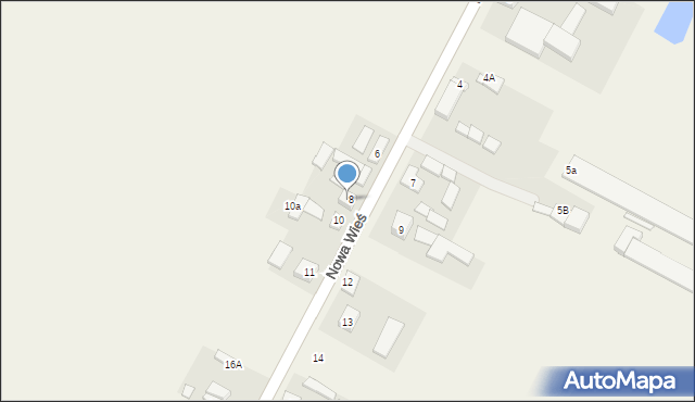 Nowa Wieś, Nowa Wieś, 8, mapa Nowa Wieś