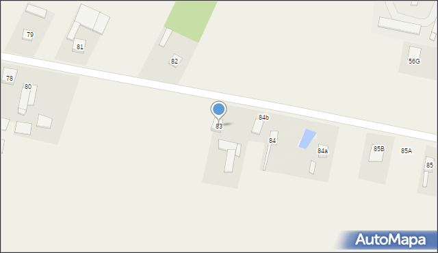 Nowa Wieś, Nowa Wieś, 83, mapa Nowa Wieś