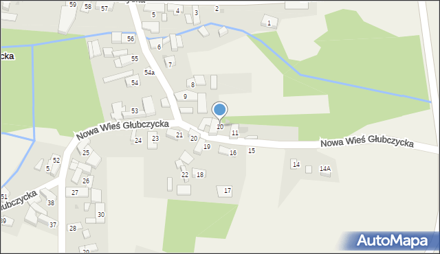 Nowa Wieś Głubczycka, Nowa Wieś Głubczycka, 10, mapa Nowa Wieś Głubczycka