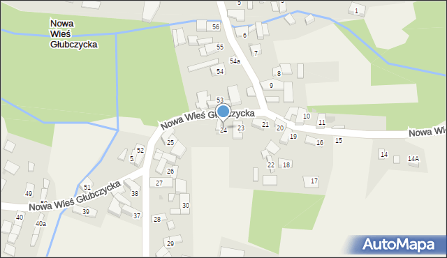Nowa Wieś Głubczycka, Nowa Wieś Głubczycka, 24, mapa Nowa Wieś Głubczycka