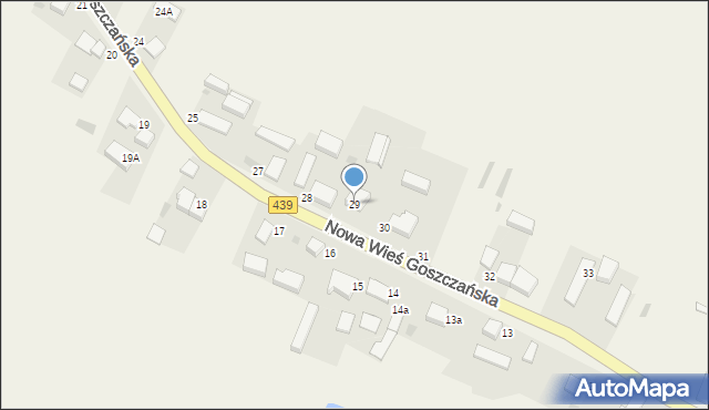 Nowa Wieś Goszczańska, Nowa Wieś Goszczańska, 29, mapa Nowa Wieś Goszczańska