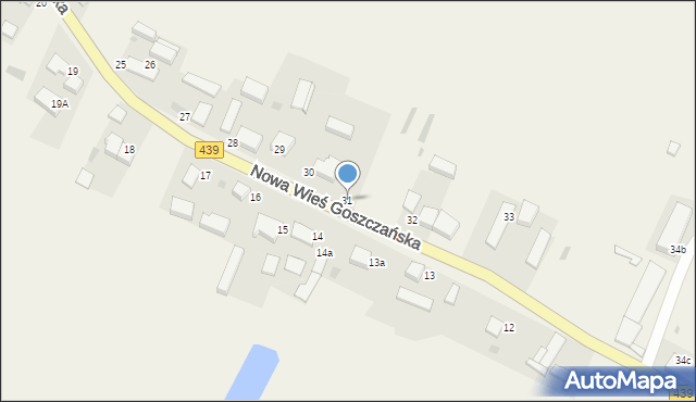 Nowa Wieś Goszczańska, Nowa Wieś Goszczańska, 31, mapa Nowa Wieś Goszczańska