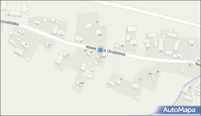 Nowa Wieś Grodziska, Nowa Wieś Grodziska, 17, mapa Nowa Wieś Grodziska