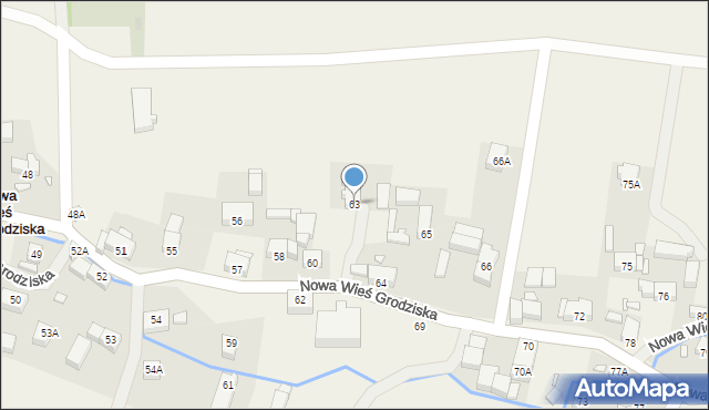 Nowa Wieś Grodziska, Nowa Wieś Grodziska, 63, mapa Nowa Wieś Grodziska