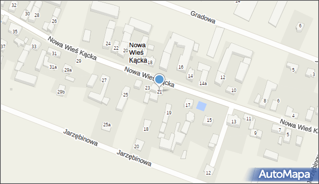 Nowa Wieś Kącka, Nowa Wieś Kącka, 21, mapa Nowa Wieś Kącka