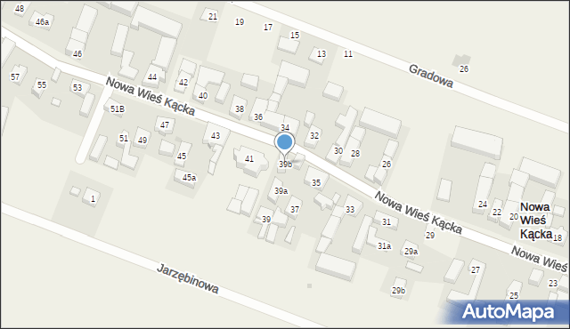Nowa Wieś Kącka, Nowa Wieś Kącka, 39b, mapa Nowa Wieś Kącka