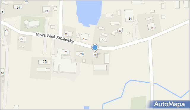 Nowa Wieś Królewska, Nowa Wieś Królewska, 28, mapa Nowa Wieś Królewska