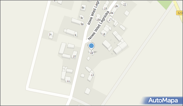 Nowa Wieś Legnicka, Nowa Wieś Legnicka, 14, mapa Nowa Wieś Legnicka