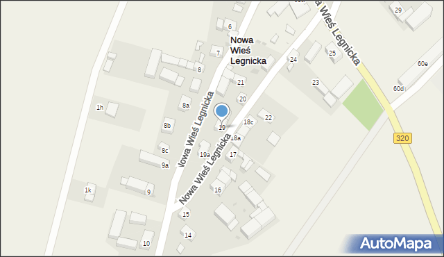 Nowa Wieś Legnicka, Nowa Wieś Legnicka, 19, mapa Nowa Wieś Legnicka