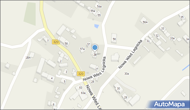 Nowa Wieś Legnicka, Nowa Wieś Legnicka, 28, mapa Nowa Wieś Legnicka
