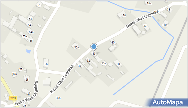 Nowa Wieś Legnicka, Nowa Wieś Legnicka, 33, mapa Nowa Wieś Legnicka