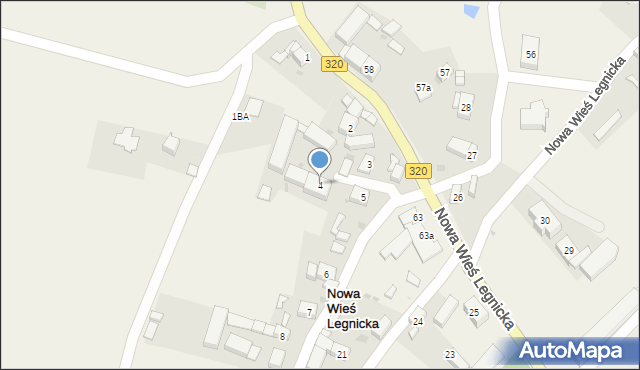 Nowa Wieś Legnicka, Nowa Wieś Legnicka, 4, mapa Nowa Wieś Legnicka