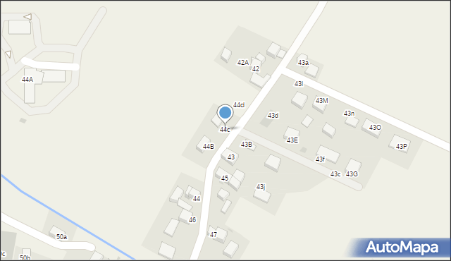 Nowa Wieś Legnicka, Nowa Wieś Legnicka, 44c, mapa Nowa Wieś Legnicka