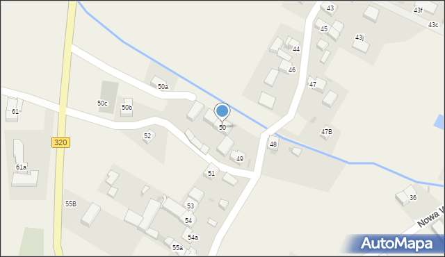 Nowa Wieś Legnicka, Nowa Wieś Legnicka, 50, mapa Nowa Wieś Legnicka