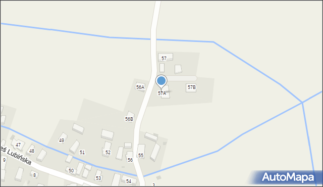 Nowa Wieś Lubińska, Nowa Wieś Lubińska, 57A, mapa Nowa Wieś Lubińska