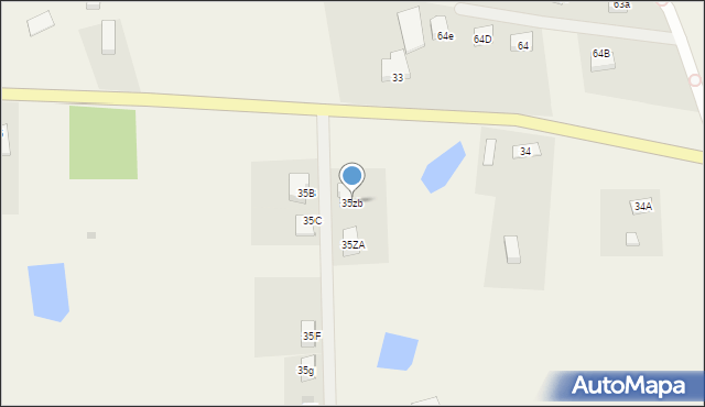 Nowa Wieś Mała, Nowa Wieś Mała, 35zb, mapa Nowa Wieś Mała