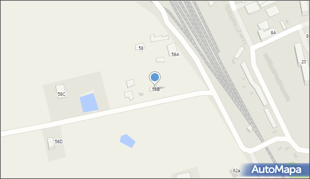 Nowa Wieś Mała, Nowa Wieś Mała, 58B, mapa Nowa Wieś Mała