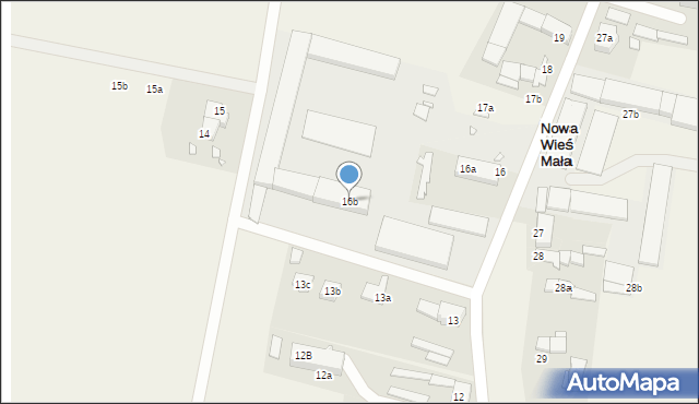 Nowa Wieś Mała, Nowa Wieś Mała, 16b, mapa Nowa Wieś Mała