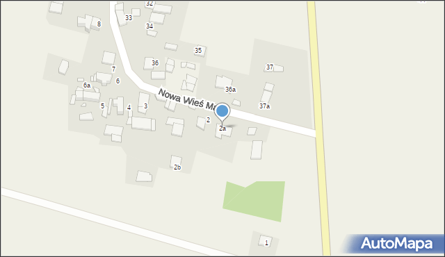 Nowa Wieś Mała, Nowa Wieś Mała, 2a, mapa Nowa Wieś Mała