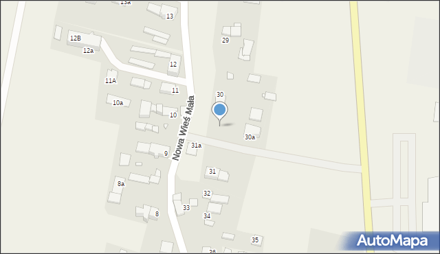 Nowa Wieś Mała, Nowa Wieś Mała, 30b, mapa Nowa Wieś Mała