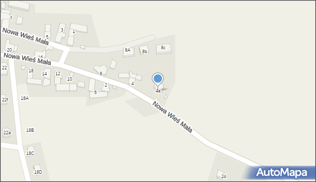 Nowa Wieś Mała, Nowa Wieś Mała, 4a, mapa Nowa Wieś Mała