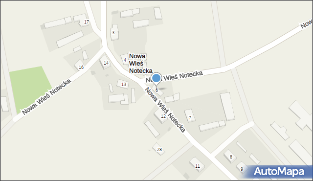 Nowa Wieś Notecka, Nowa Wieś Notecka, 6, mapa Nowa Wieś Notecka
