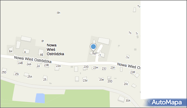 Nowa Wieś Ostródzka, Nowa Wieś Ostródzka, 7m, mapa Nowa Wieś Ostródzka