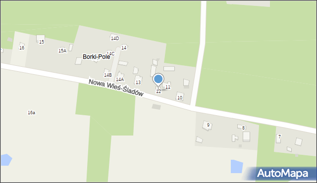 Nowa Wieś-Śladów, Nowa Wieś-Śladów, 12, mapa Nowa Wieś-Śladów
