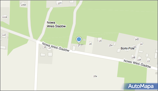 Nowa Wieś-Śladów, Nowa Wieś-Śladów, 17, mapa Nowa Wieś-Śladów