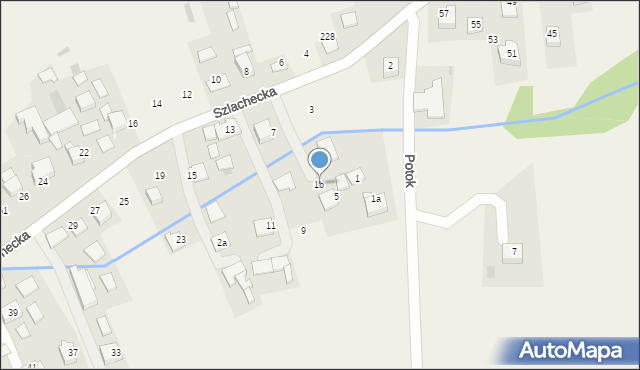 Nowa Wieś Szlachecka, Nowa Wieś Szlachecka, 1b, mapa Nowa Wieś Szlachecka