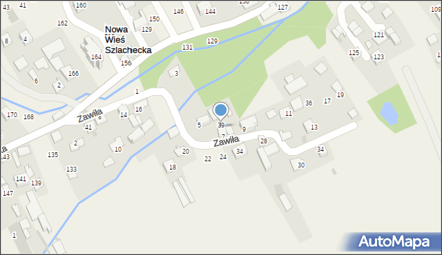 Nowa Wieś Szlachecka, Nowa Wieś Szlachecka, 39, mapa Nowa Wieś Szlachecka