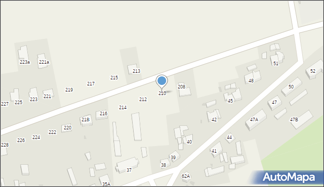 Nowa Wieś Ujska, Nowa Wieś Ujska, 210, mapa Nowa Wieś Ujska