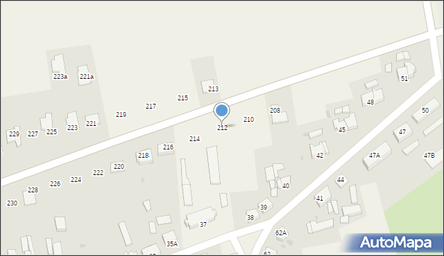 Nowa Wieś Ujska, Nowa Wieś Ujska, 212, mapa Nowa Wieś Ujska