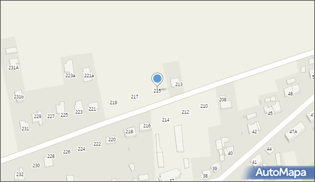 Nowa Wieś Ujska, Nowa Wieś Ujska, 215, mapa Nowa Wieś Ujska