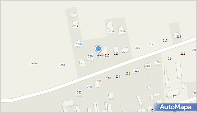 Nowa Wieś Ujska, Nowa Wieś Ujska, 227, mapa Nowa Wieś Ujska