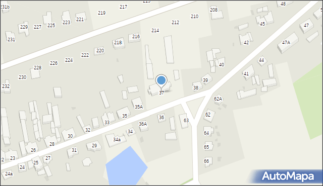 Nowa Wieś Ujska, Nowa Wieś Ujska, 37, mapa Nowa Wieś Ujska