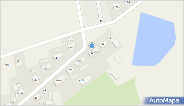 Nowa Wieś Ujska, Nowa Wieś Ujska, 52, mapa Nowa Wieś Ujska