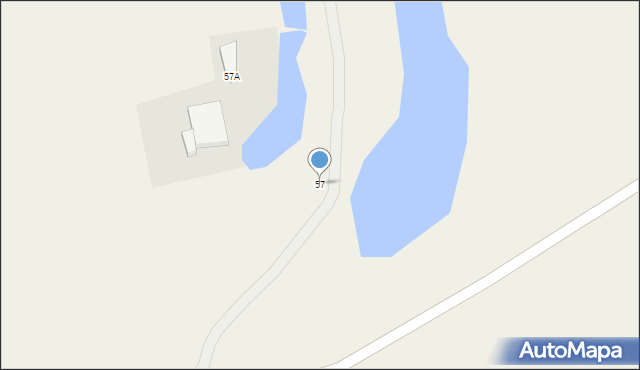 Nowa Wieś Ujska, Nowa Wieś Ujska, 57, mapa Nowa Wieś Ujska