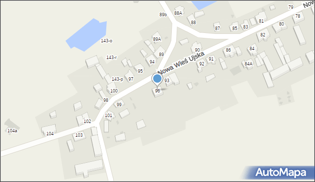 Nowa Wieś Ujska, Nowa Wieś Ujska, 96, mapa Nowa Wieś Ujska