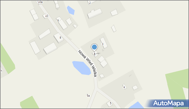 Nowa Wieś Wielka, Nowa Wieś Wielka, 6, mapa Nowa Wieś Wielka