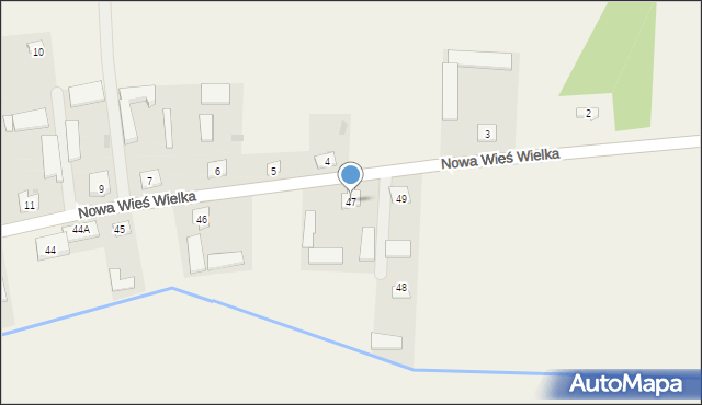 Nowa Wieś Wielka, Nowa Wieś Wielka, 47, mapa Nowa Wieś Wielka
