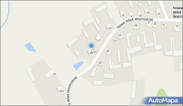 Nowa Wieś Wschodnia, Nowa Wieś Wschodnia, 48, mapa Nowa Wieś Wschodnia