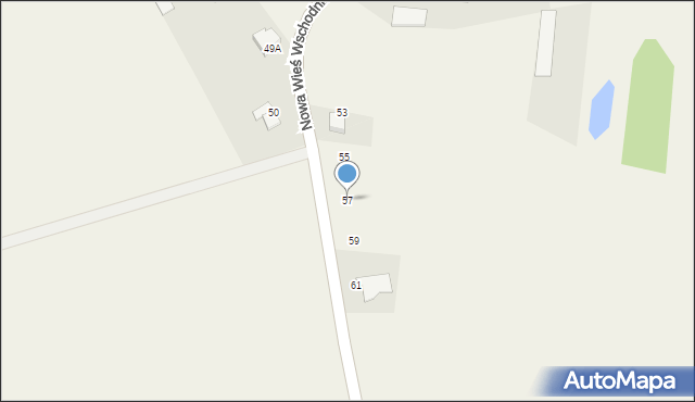 Nowa Wieś Wschodnia, Nowa Wieś Wschodnia, 57, mapa Nowa Wieś Wschodnia