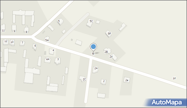 Nowa Wieś Wschodnia, Nowa Wieś Wschodnia, 5r, mapa Nowa Wieś Wschodnia