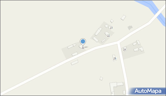 Nowa Wieś Zarębska, Nowa Wieś Zarębska, 21, mapa Nowa Wieś Zarębska