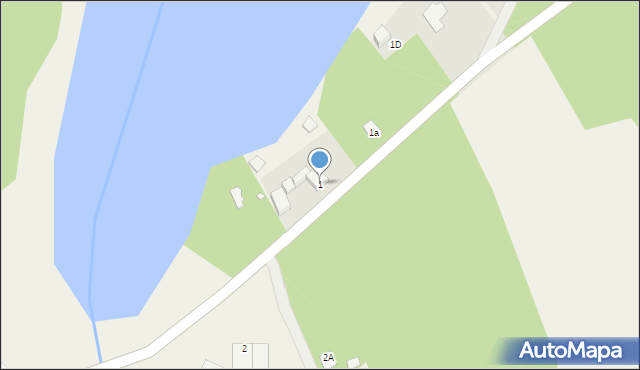 Nowa Wieś Zbąska, Nowa Wieś Zbąska, 1, mapa Nowa Wieś Zbąska